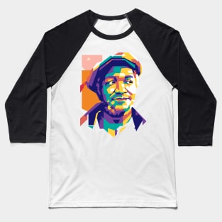 Fred Sanford Popart Baseball T-Shirt